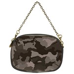 Background For Scrapbooking Or Other Camouflage Patterns Beige And Brown Chain Purses (One Side)  Front