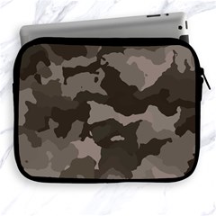 Background For Scrapbooking Or Other Camouflage Patterns Beige And Brown Apple Ipad 2/3/4 Zipper Cases by Nexatart