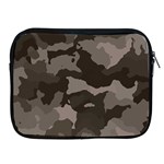 Background For Scrapbooking Or Other Camouflage Patterns Beige And Brown Apple iPad 2/3/4 Zipper Cases Front