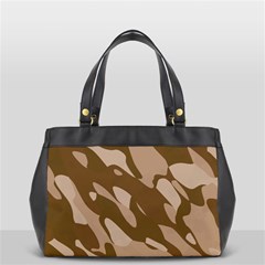 Background For Scrapbooking Or Other Beige And Brown Camouflage Patterns Office Handbags by Nexatart