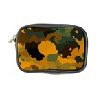 Background For Scrapbooking Or Other Camouflage Patterns Orange And Green Coin Purse Front