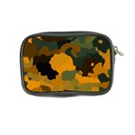 Background For Scrapbooking Or Other Camouflage Patterns Orange And Green Coin Purse Back