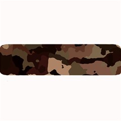 Background For Scrapbooking Or Other Camouflage Patterns Beige And Brown Large Bar Mats by Nexatart