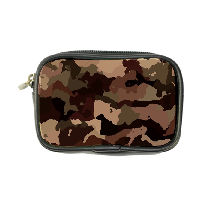 Background For Scrapbooking Or Other Camouflage Patterns Beige And Brown Coin Purse