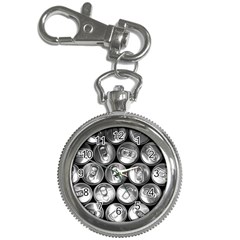 Black And White Doses Cans Fuzzy Drinks Key Chain Watches by Nexatart