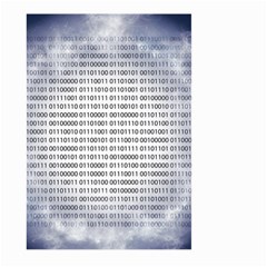 Binary Computer Technology Code Large Garden Flag (two Sides) by Nexatart