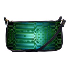 Board Conductors Circuits Shoulder Clutch Bags by Nexatart