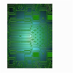 Board Conductors Circuits Large Garden Flag (two Sides) by Nexatart