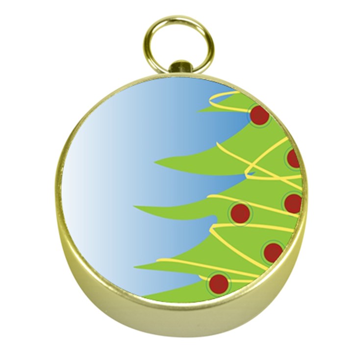 Christmas Tree Christmas Gold Compasses