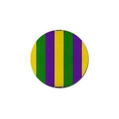 Mardi Gras Striped Pattern Golf Ball Marker (10 Pack) by dflcprints