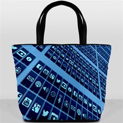 Mobile Phone Smartphone App Bucket Bags by Nexatart