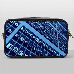 Mobile Phone Smartphone App Toiletries Bags by Nexatart