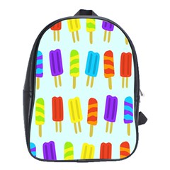 Food Pattern School Bags (xl)  by Nexatart