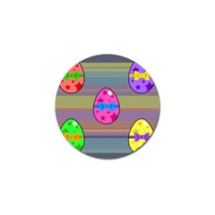 Holidays Occasions Easter Eggs Golf Ball Marker by Nexatart