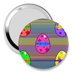 Holidays Occasions Easter Eggs 3  Handbag Mirrors by Nexatart