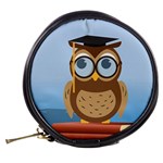 Read Owl Book Owl Glasses Read Mini Makeup Bags Back