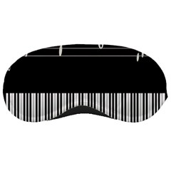 Piano Keyboard With Notes Vector Sleeping Masks by Nexatart