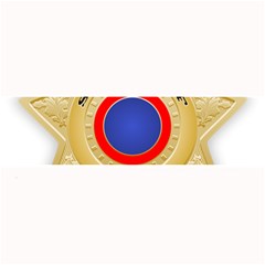 Sheriff S Star Sheriff Star Chief Large Bar Mats by Nexatart