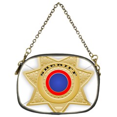 Sheriff S Star Sheriff Star Chief Chain Purses (one Side)  by Nexatart