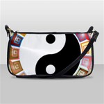 Yin Yang Eastern Asian Philosophy Shoulder Clutch Bags Front