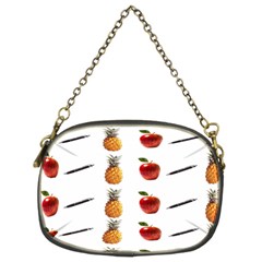 Ppap Pen Pineapple Apple Pen Chain Purses (two Sides)  by Nexatart