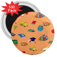 School Rocks! 3  Magnets (100 Pack) by athenastemple