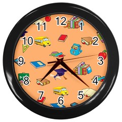 School Rocks! Wall Clocks (black) by athenastemple