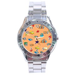 School Rocks! Stainless Steel Analogue Watch by athenastemple