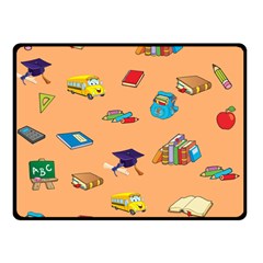 School Rocks! Double Sided Fleece Blanket (small)  by athenastemple