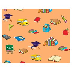 School Rocks! Double Sided Flano Blanket (medium)  by athenastemple