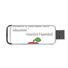 Fruit Of Education Portable Usb Flash (two Sides) by athenastemple