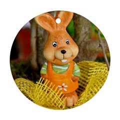 Easter Hare Easter Bunny Ornament (round) by Nexatart