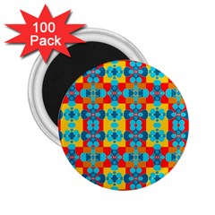 Pop Art Abstract Design Pattern 2 25  Magnets (100 Pack)  by Nexatart