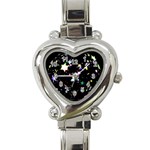 Star Ball About Pile Christmas Heart Italian Charm Watch Front