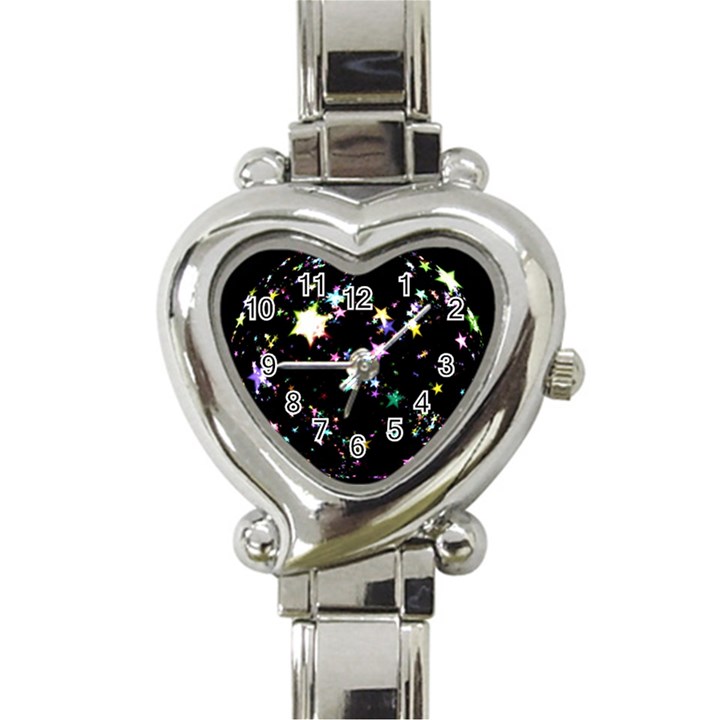 Star Ball About Pile Christmas Heart Italian Charm Watch