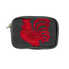 Red Fire Chicken Year Coin Purse by Valentinaart