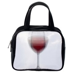 Wine Glass Steve Socha Classic Handbags (one Side) by WineGlassOverlay