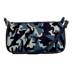 Blue Water Camouflage Shoulder Clutch Bags by Nexatart