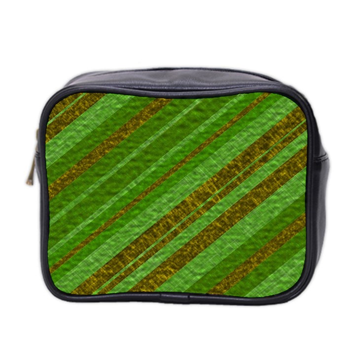 Stripes Course Texture Background Mini Toiletries Bag 2-Side