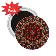 Background Metallizer Pattern Art 2 25  Magnets (100 Pack)  by Nexatart