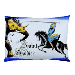 Saint Soldier Bhai Bachittar Singh Pillow Case (two Sides) by harjasnoorcreations