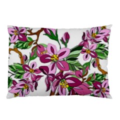 Lovely Flower Design  Pillow Case (two Sides) by GabriellaDavid