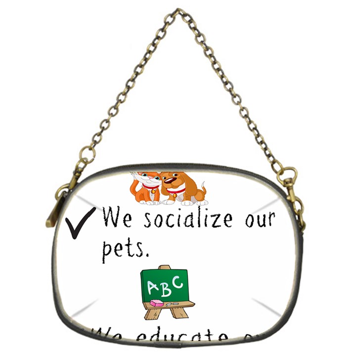 Homeschoolers Socialize Chain Purses (One Side) 