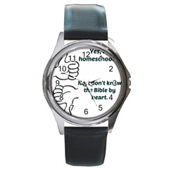 Bible No Round Metal Watch by athenastemple