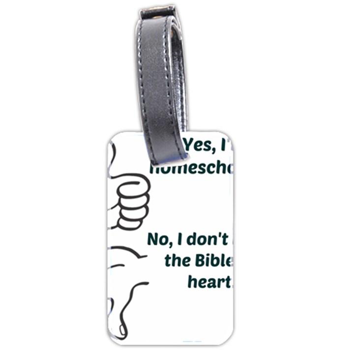 Bible No Luggage Tags (Two Sides)