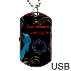 Huddledmasses Dog Tag Usb Flash (two Sides) by athenastemple