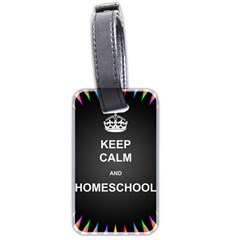 Keepcalmhomeschool Luggage Tags (two Sides) by athenastemple