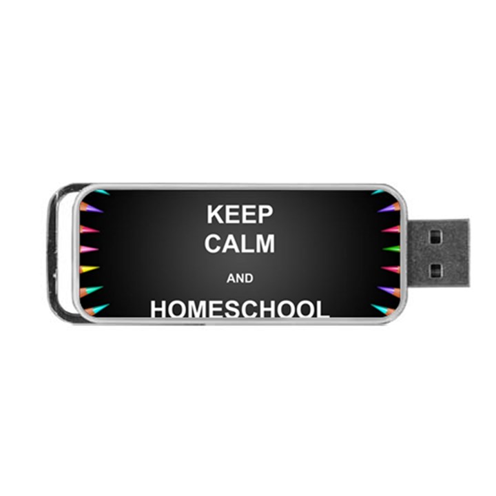 Keepcalmhomeschool Portable USB Flash (Two Sides)