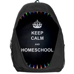 Keepcalmhomeschool Backpack Bag by athenastemple