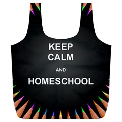 Keepcalmhomeschool Full Print Recycle Bags (l)  by athenastemple